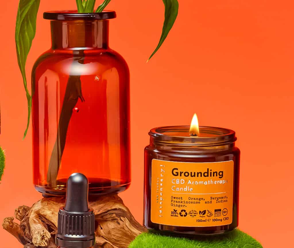Orange Candle Ginger