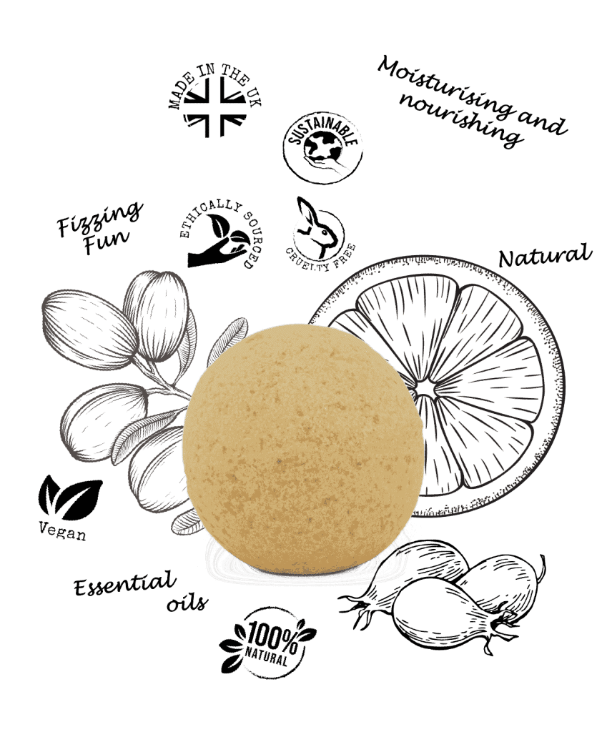 Orange Cbd Bath Bomb