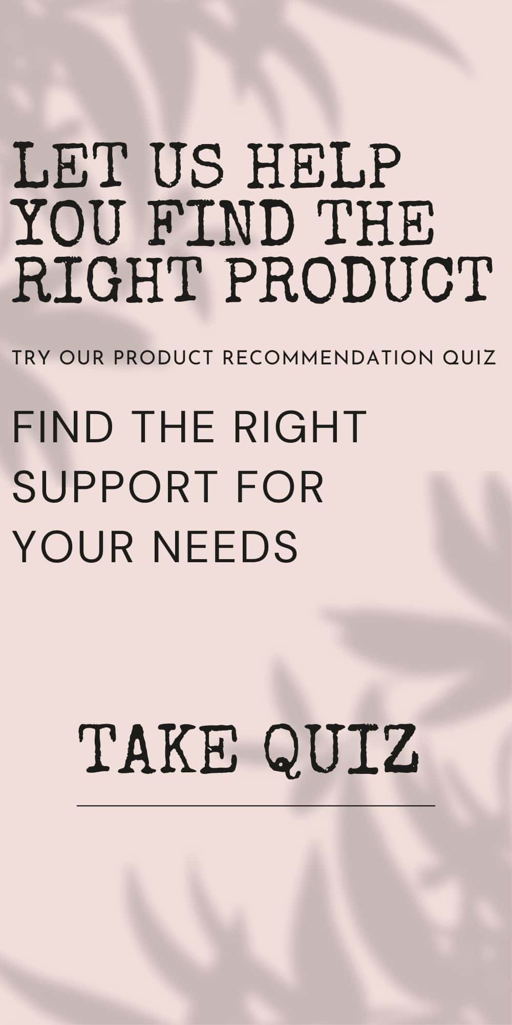 Take quiz side banner