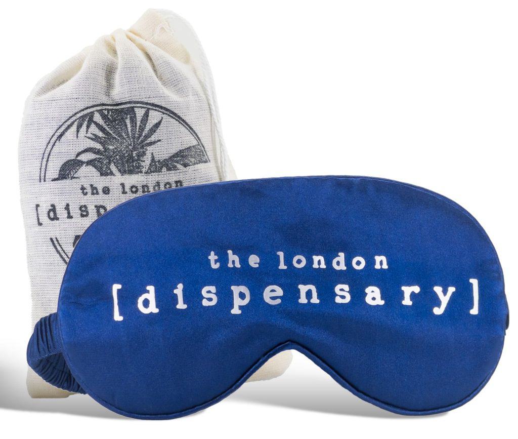Navy Blue Sleep Silk Mask