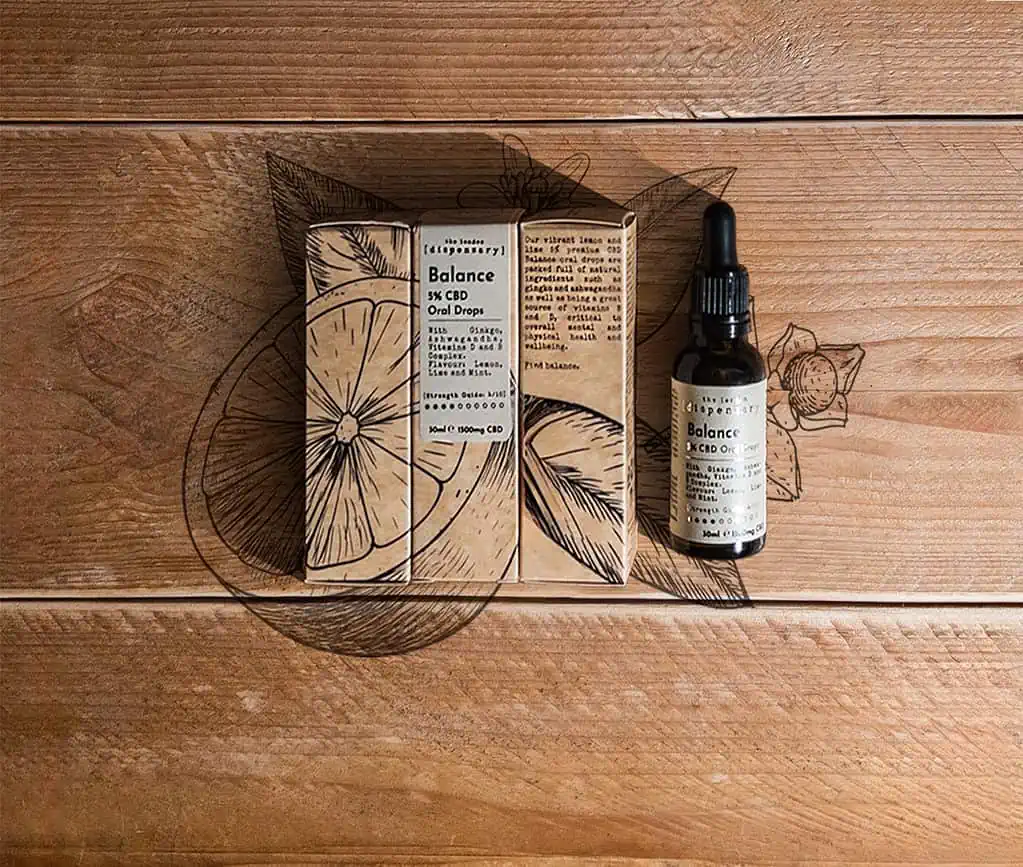 Cbd Drops For Anxiety And Stress - Calm Drops - Balance The London Dispensary